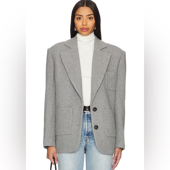 Shai Manteco Wool Blazer in Light Grey
EAVES - Picture 1 of 9